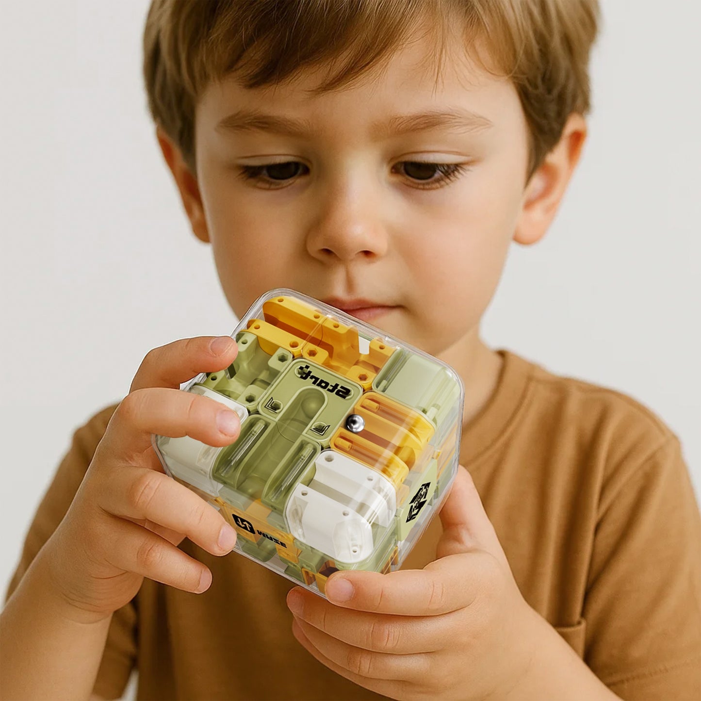 Cube Labyrinthe 3D Montessori – Jeu éducatif de logique et de concentration
