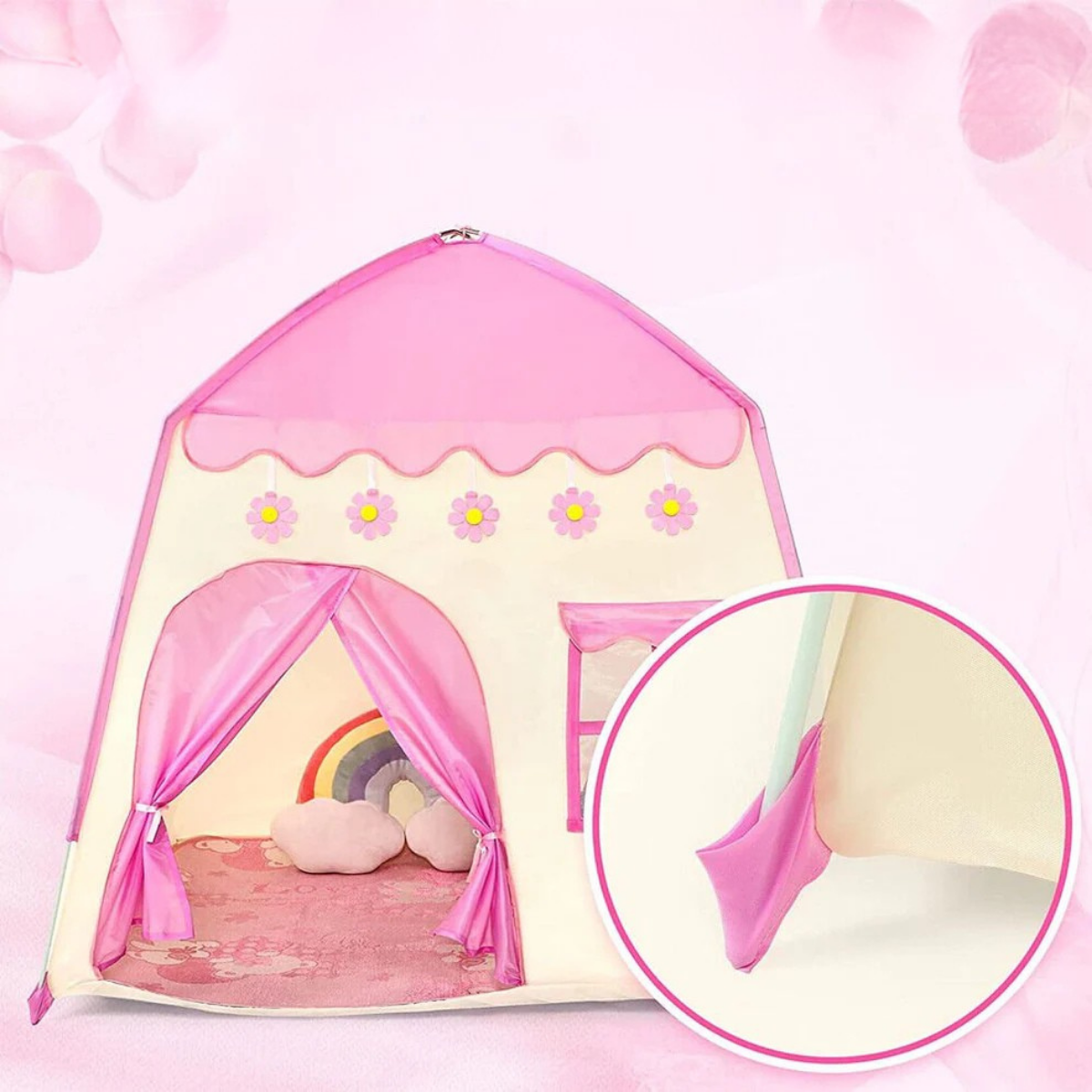 Maison de Jeu Montessori pour Enfant – Tente Pliable Intérieur et Extérieur