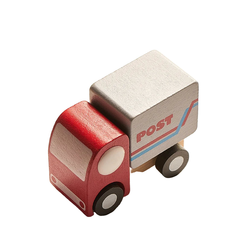 Mini Véhicules en Bois Montessori – Jouets Éducatifs Colorés