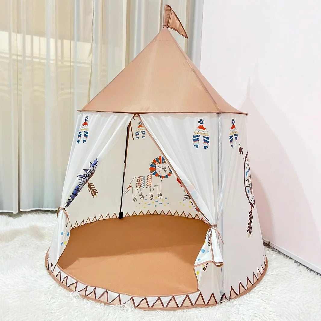 Tente de Jeu Montessori pour Enfant – Cabane Magique Pliable pour Intérieur et Jardin
