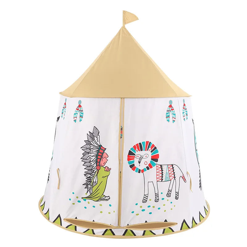 Tente de Jeu Montessori pour Enfant – Cabane Magique Pliable pour Intérieur et Jardin