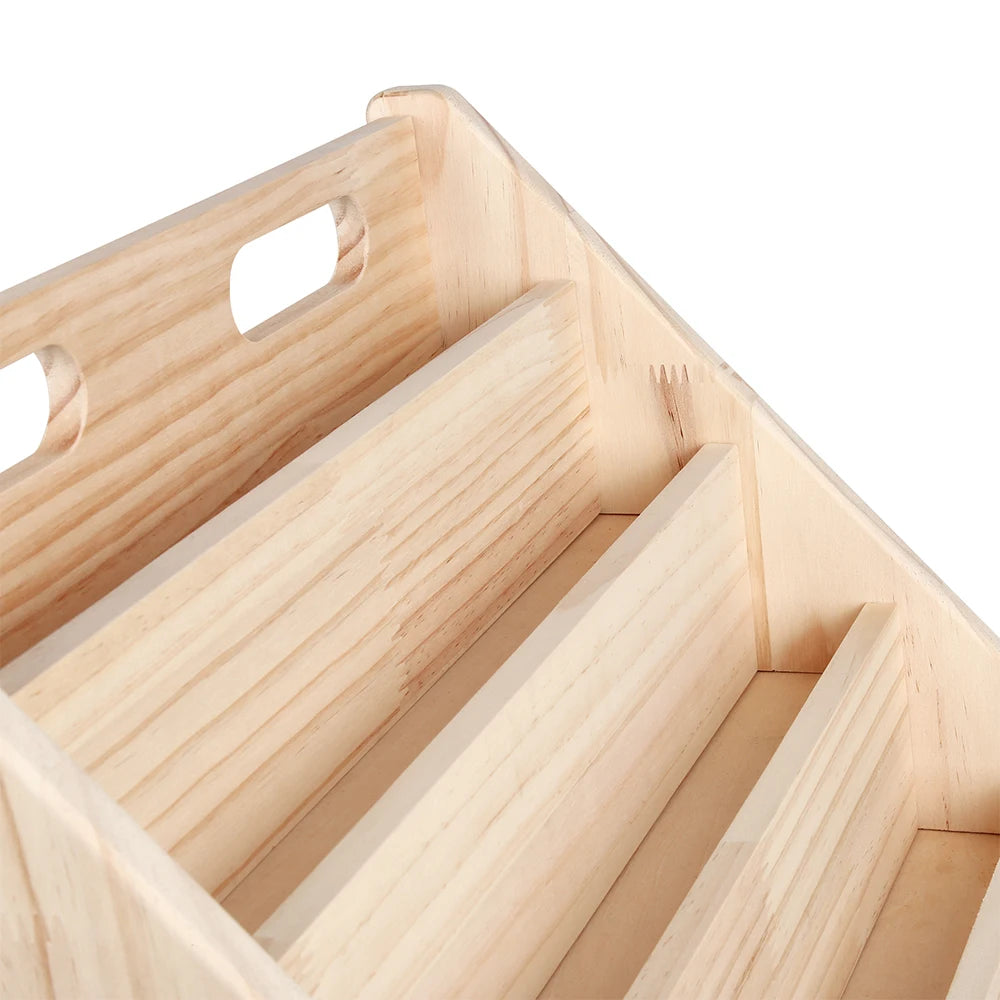 Bibliothèque Montessori en Bois avec Compartiments – Rangement Livres et Jouets pour Enfants