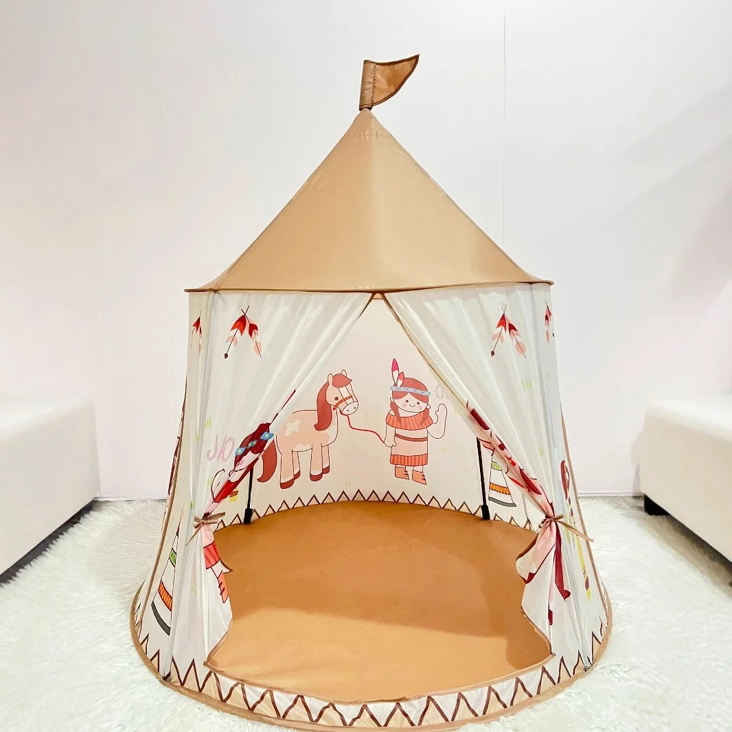 Tente de Jeu Montessori pour Enfant – Cabane Magique Pliable pour Intérieur et Jardin