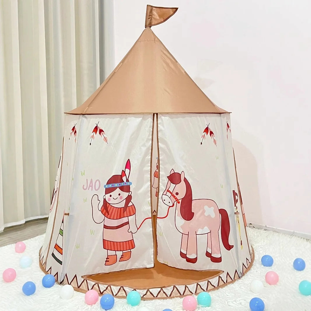 Tente de Jeu Montessori pour Enfant – Cabane Magique Pliable pour Intérieur et Jardin
