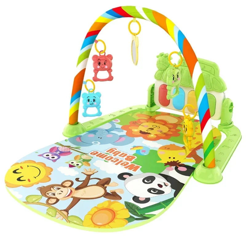 Jouet Montessori Évolutif – Tapis d’Éveil Musical et Sensoriel Bébé