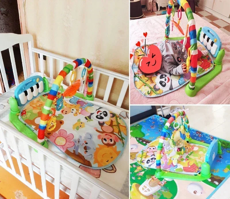 Jouet Montessori Évolutif – Tapis d’Éveil Musical et Sensoriel Bébé