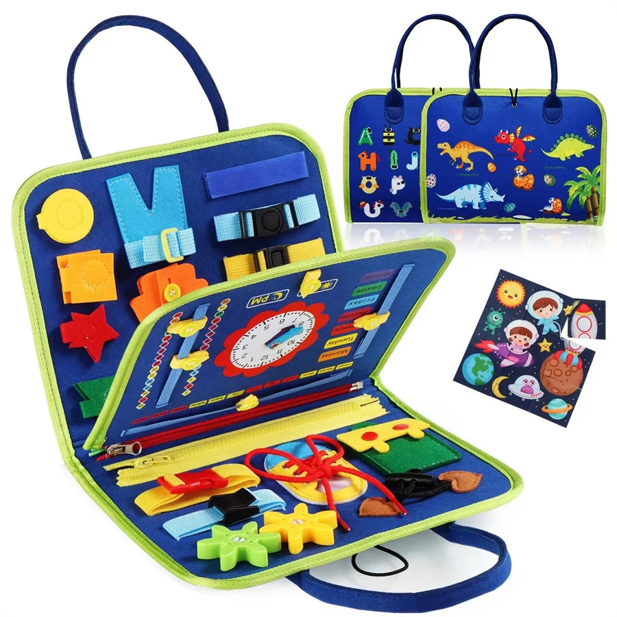 Jouet Montessori Évolutif – Busy Board Éducatif