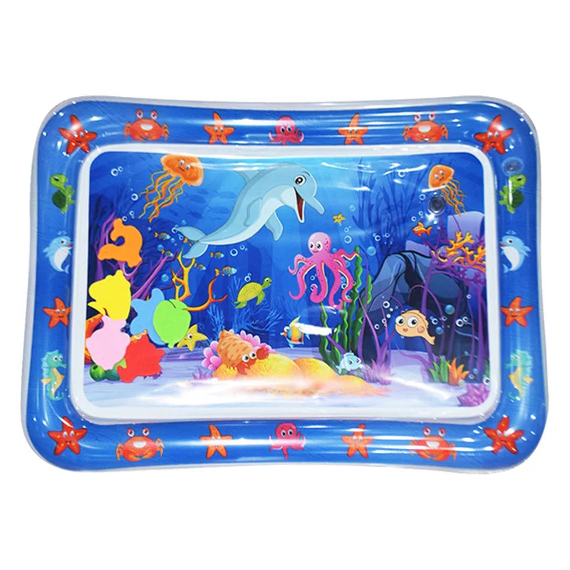 Tapis d’Éveil Aquatique Gonflable – Jeu Sensoriel Montessori Bébé