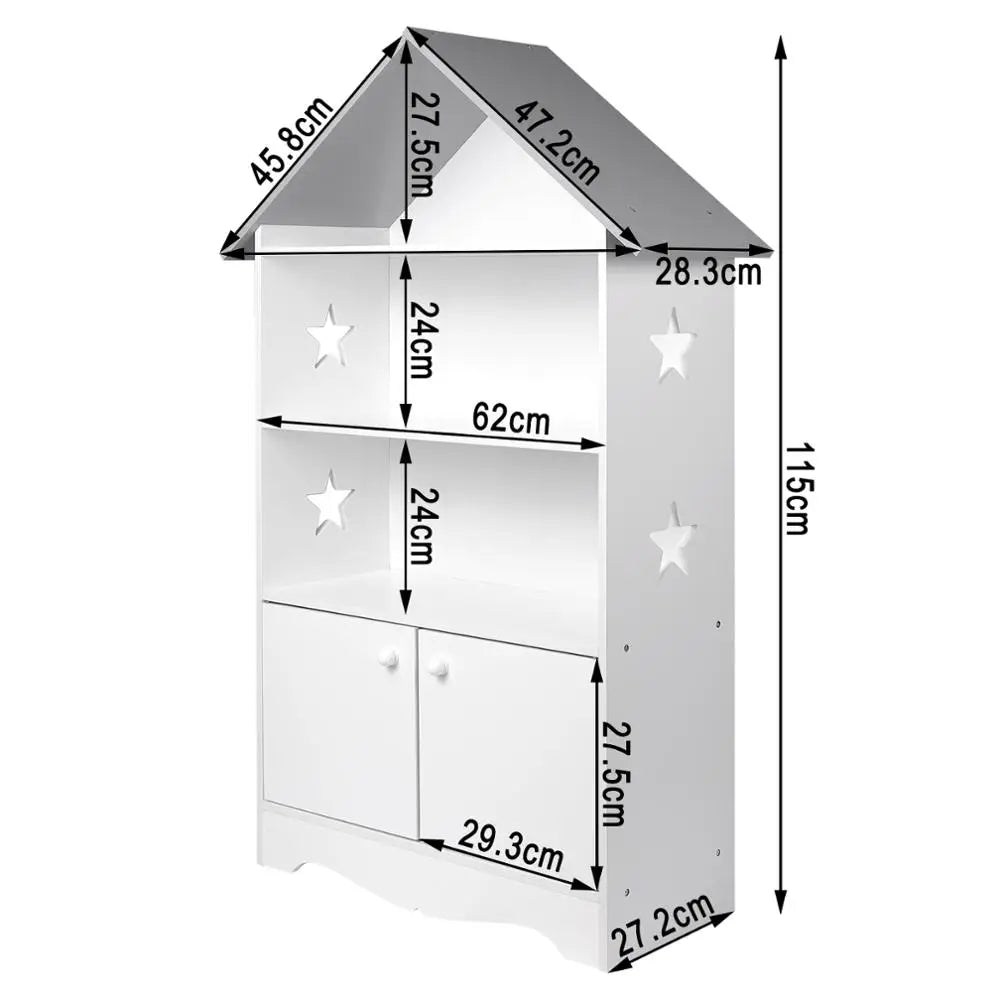 Bibliothèque en Bois Montessori avec Rangement – Étagère Éducative et Décorative