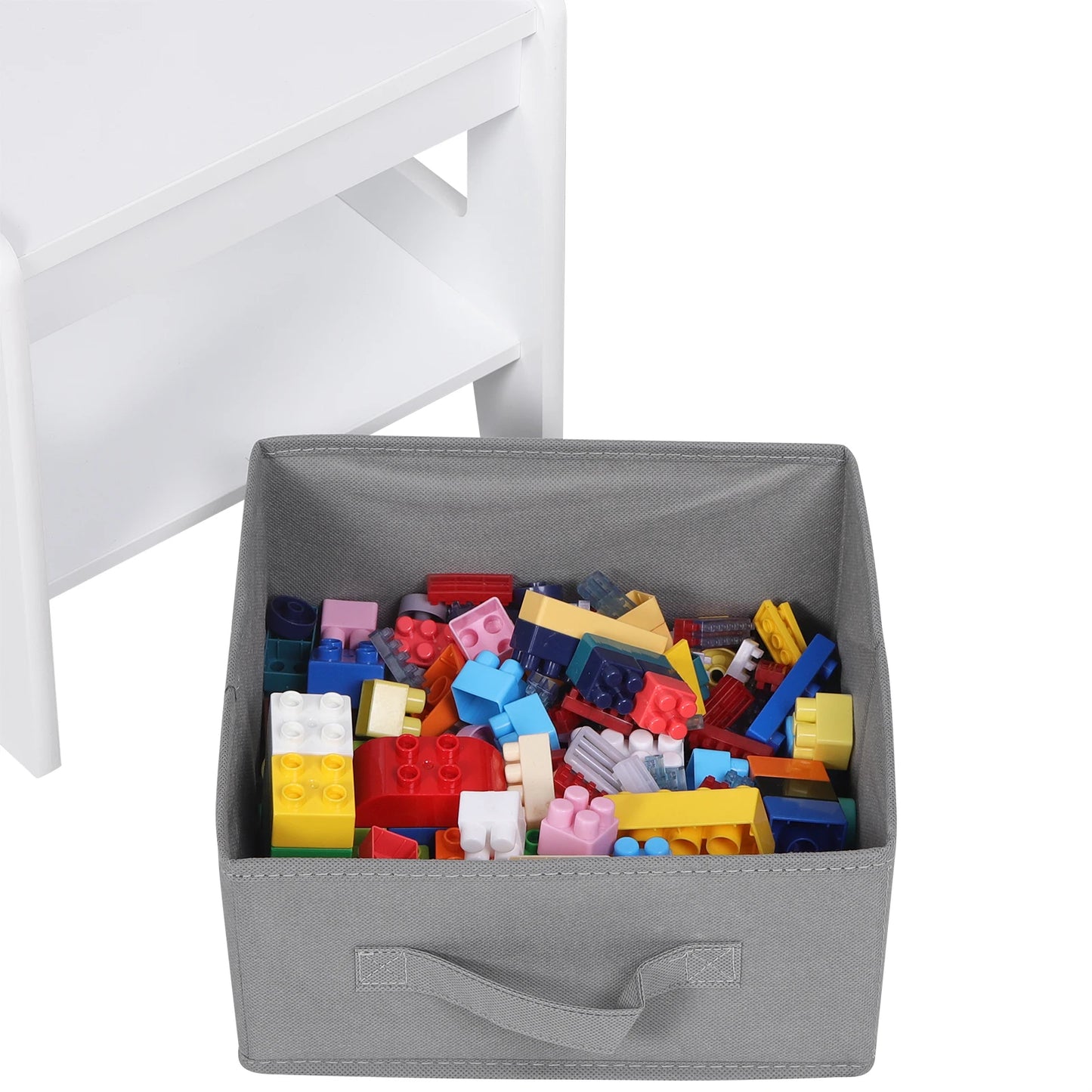 Table et Chaises Montessori avec Rangement – Plateau Réversible et Tableau Noir