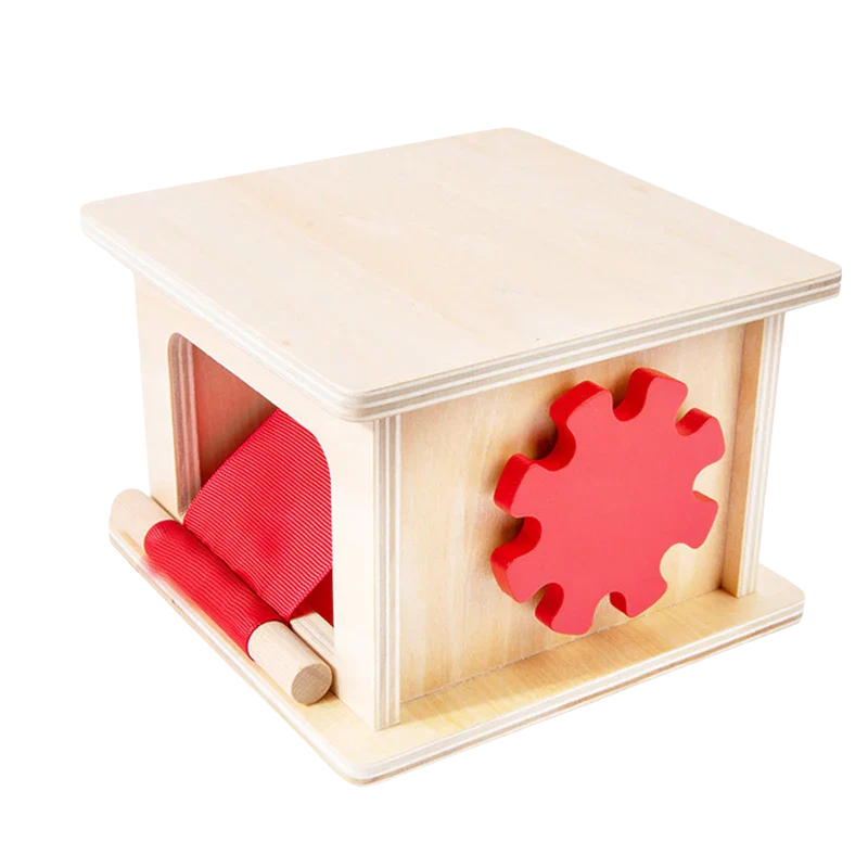 Boîte Montessori en Bois – Jeux d’Encastrement et Permanence de l’Objet