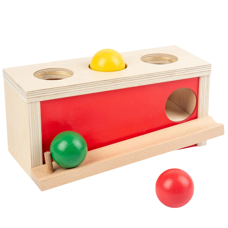 Boîte Montessori en Bois – Jeux d’Encastrement et Permanence de l’Objet