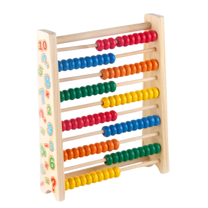Abacus en bois – Jeu de calcul Montessori éducatif et évolutif