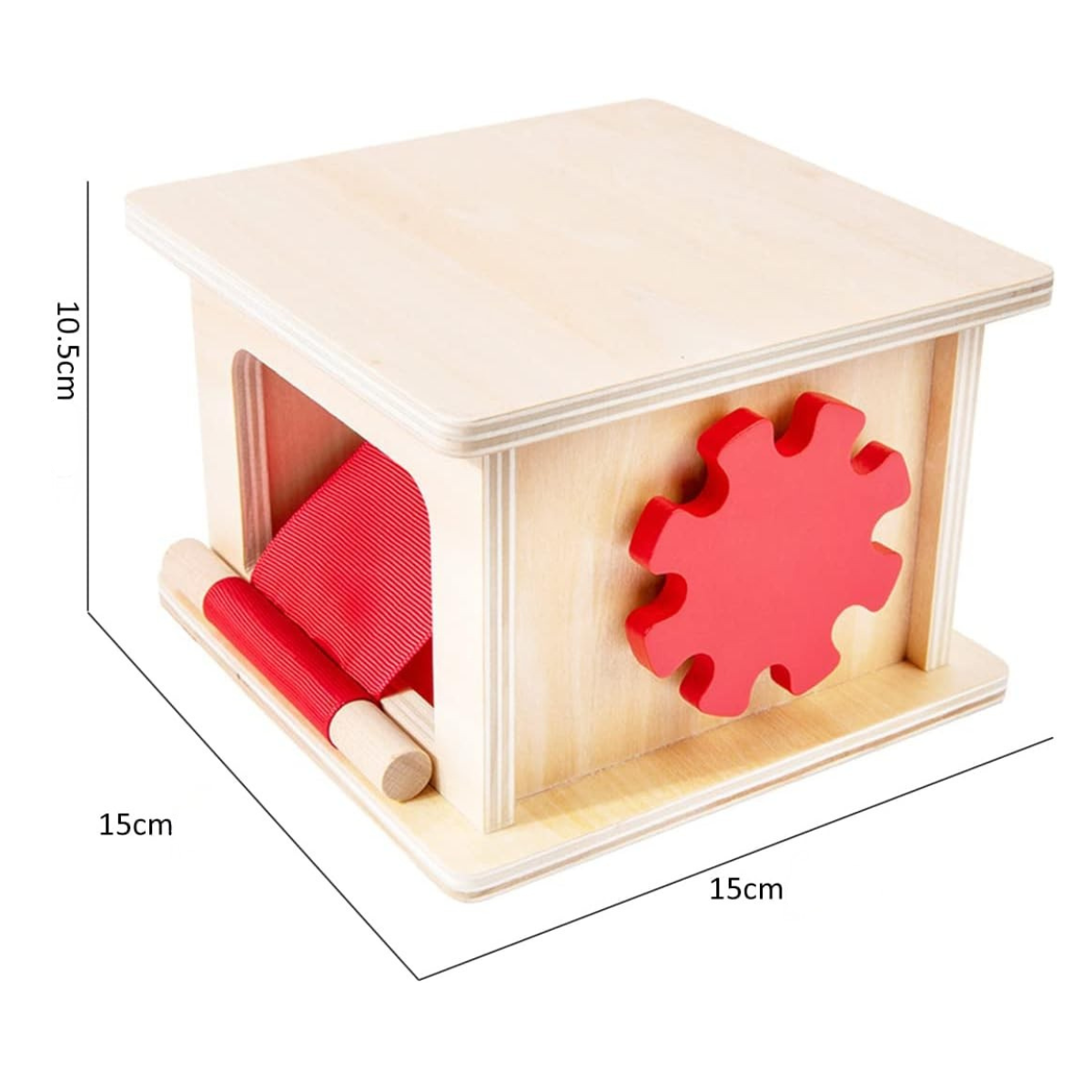 Boîte Montessori en Bois – Jeux d’Encastrement et Permanence de l’Objet