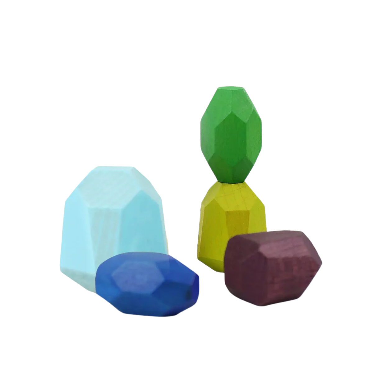 Jeu éducatif en bois – Pierres d’équilibre et empilement Montessori évolutif