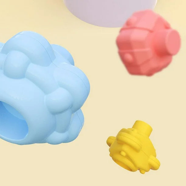 Jouet Montessori Évolutif – Cube d’Éveil Sensoriel et Tri de Formes