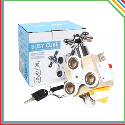 Busy Montessori – Jouet éducatif évolutif d’éveil et de motricité