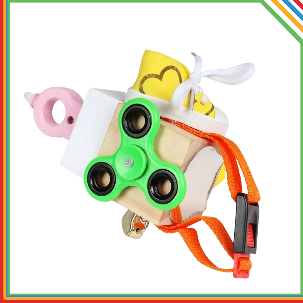 Busy Montessori – Jouet éducatif évolutif d’éveil et de motricité