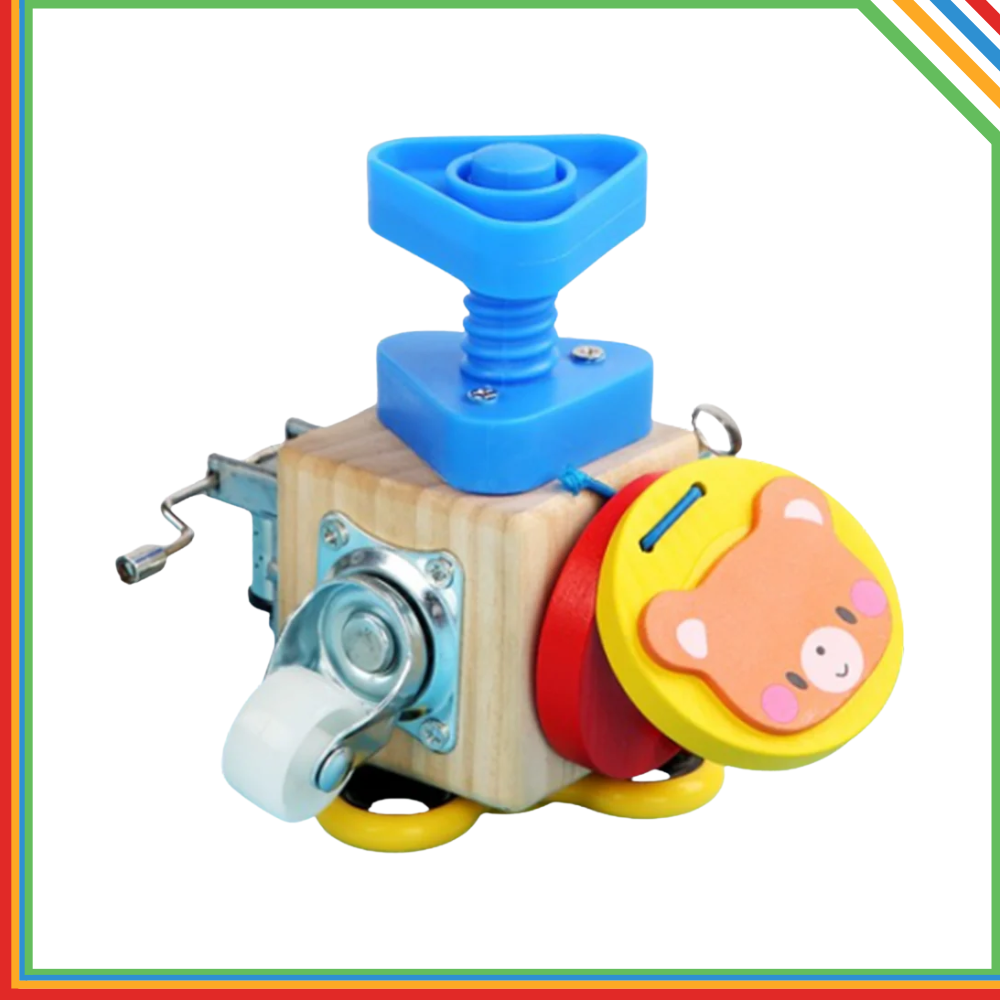 Busy Montessori – Jouet éducatif évolutif d’éveil et de motricité