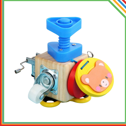 Busy Montessori – Jouet éducatif évolutif d’éveil et de motricité