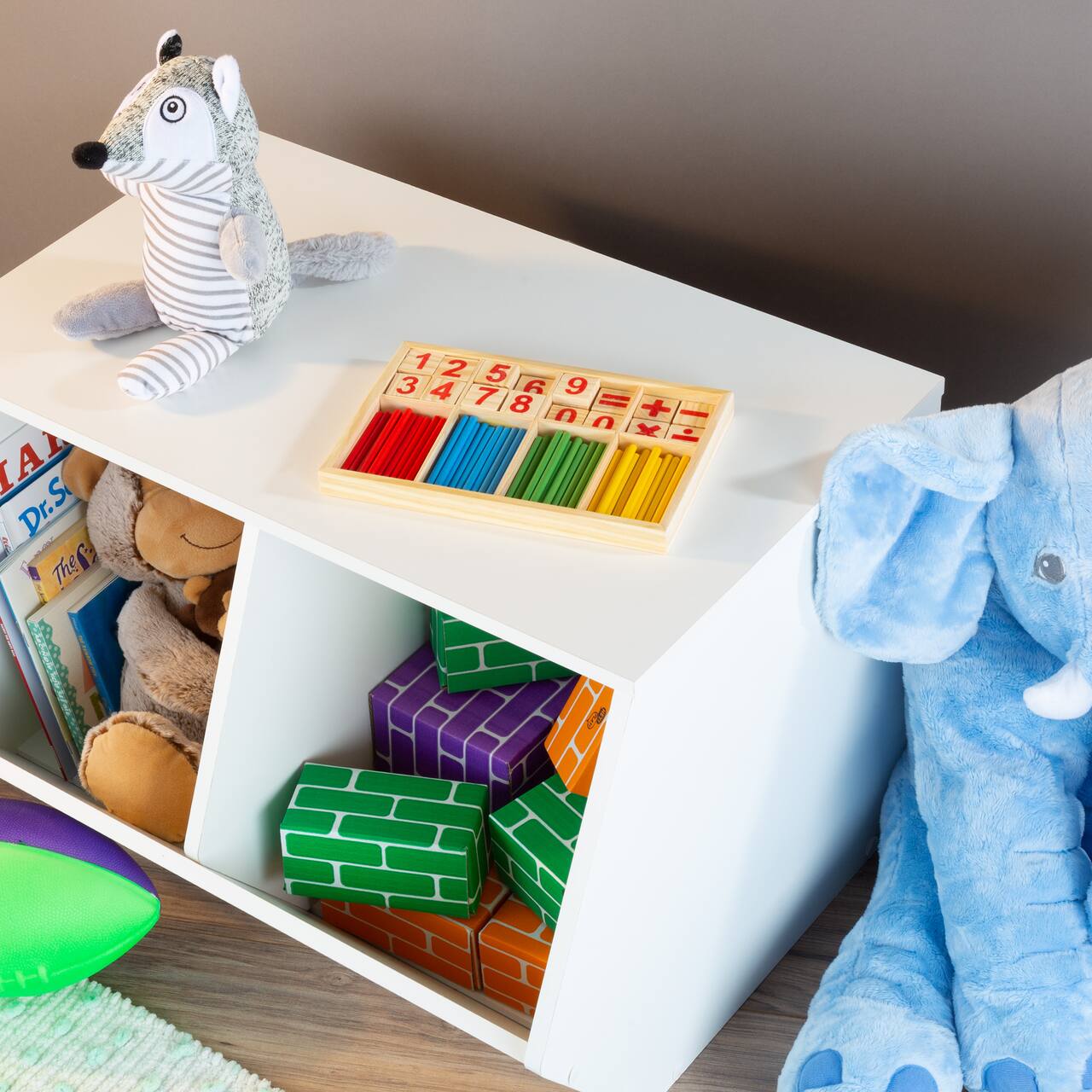 Bâtonnets de calcul en bois – Jeu de mathématiques Montessori éducatif
