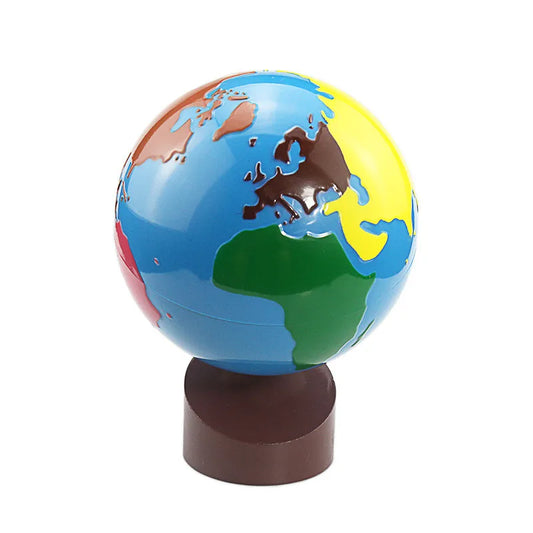 Globe terrestre éducatif – Jeu Montessori de géographie évolutif