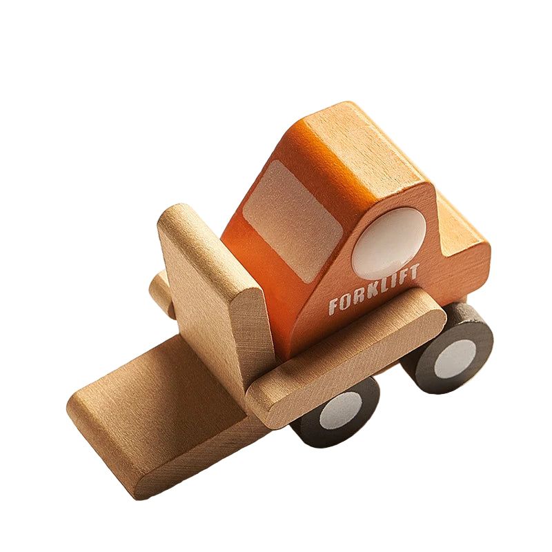 Mini Véhicules en Bois Montessori – Jouets Éducatifs Colorés