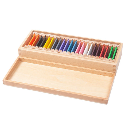 Boîte de tablettes de couleurs Montessori – Éveil sensoriel