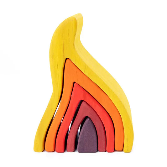 Jouet Montessori évolutif – Jeu de construction et de logique en bois éducatif