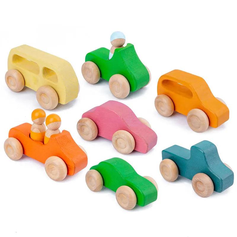 Jouet Montessori évolutif – Jeu de construction et de logique en bois éducatif