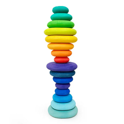 Jouet Montessori évolutif – Jeu de construction et de logique en bois éducatif