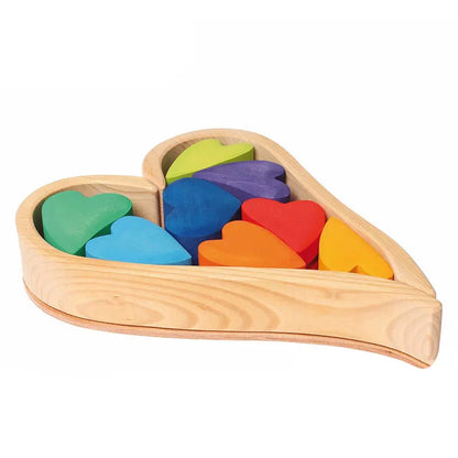 Jouet Montessori évolutif – Jeu de construction et de logique en bois éducatif