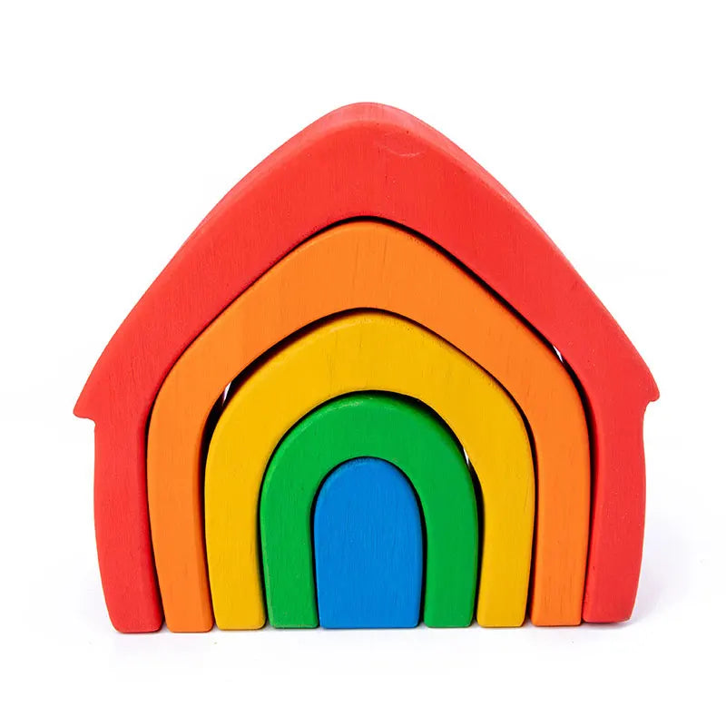 Jouet Montessori évolutif – Jeu de construction et de logique en bois éducatif