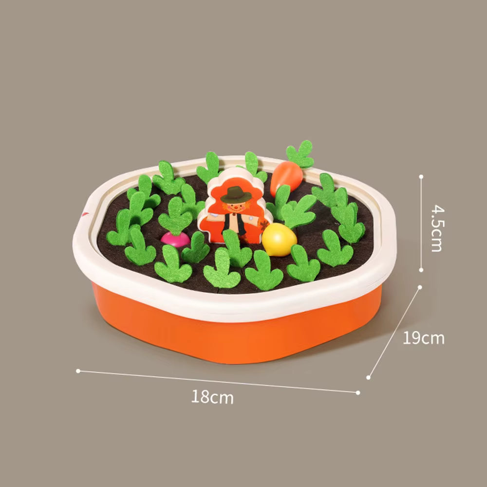 Jouet Montessori évolutif – Jeu éducatif de radis à tirer et tri des formes