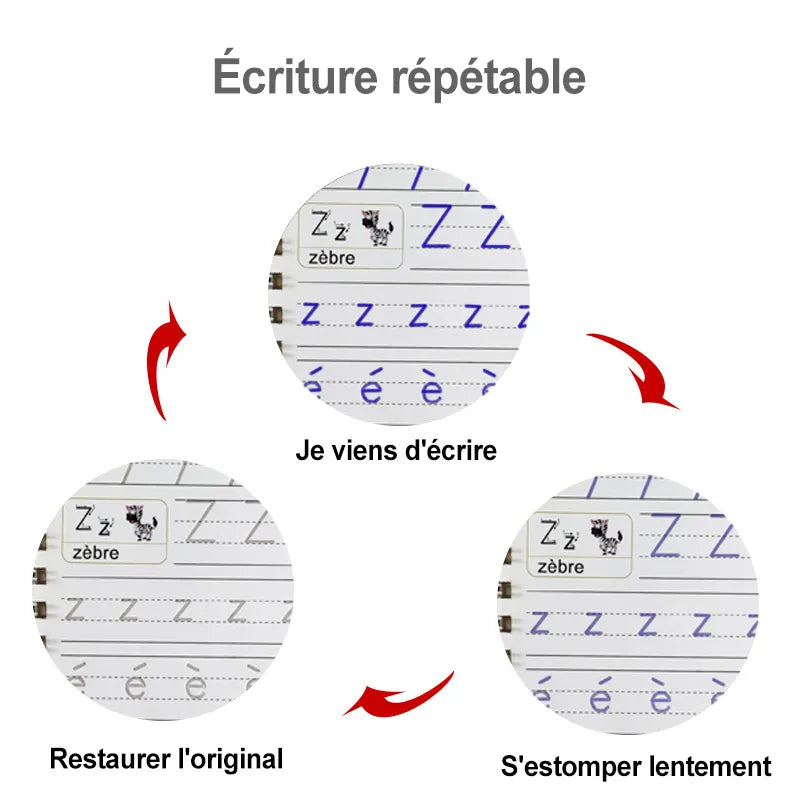 KIT ENTRAINEMENT MAGIQUE (4 cahiers d'écriture avec stylos offerts)