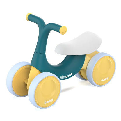 Vélo d’Équilibre Montessori pour Bébé – Draisienne 4 Roues Sans Pédales