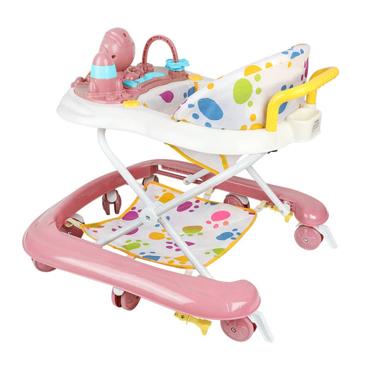 Trotteur bébé 3 en 1 pliable avec plateau repas et centre de jeu