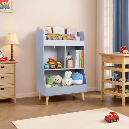 Bibliothèque Montessori en bois – 3 niveaux