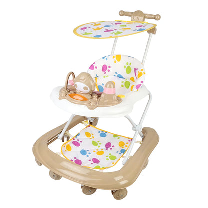 Trotteur bébé 3 en 1 pliable avec plateau repas et centre de jeu