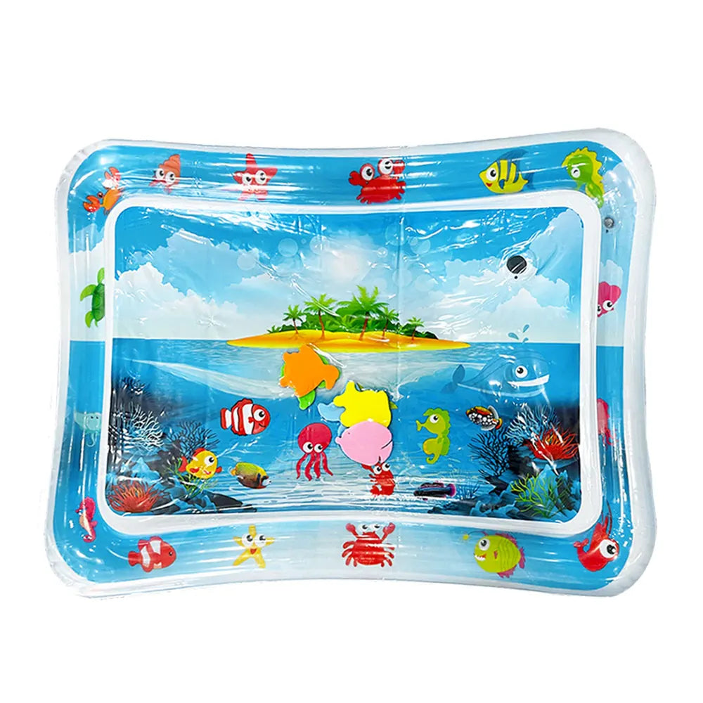 Tapis d’Éveil Aquatique Gonflable – Jeu Sensoriel Montessori Bébé