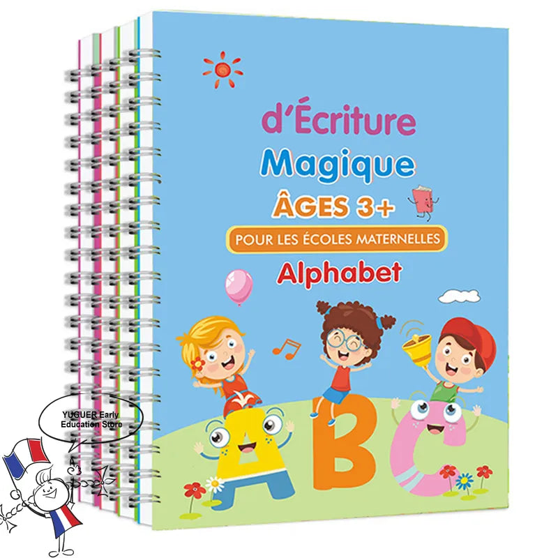 KIT ENTRAINEMENT MAGIQUE (4 cahiers d'écriture avec stylos offerts)