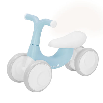 Vélo d’Équilibre Montessori pour Bébé – Draisienne 4 Roues Sans Pédales