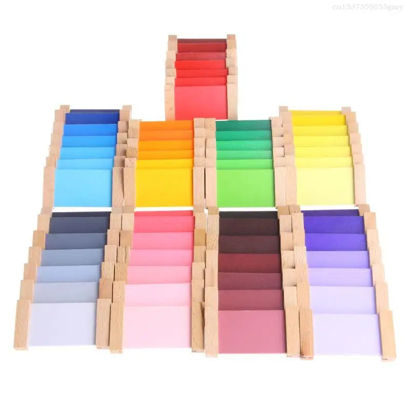 Boîte de tablettes de couleurs Montessori – Éveil sensoriel