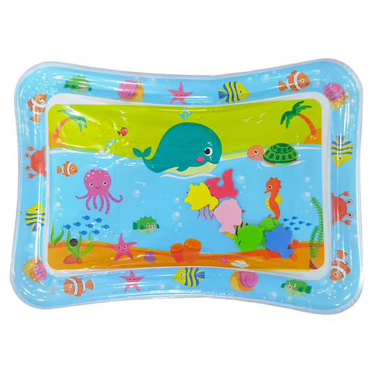 Tapis d’Éveil Aquatique Gonflable – Jeu Sensoriel Montessori Bébé