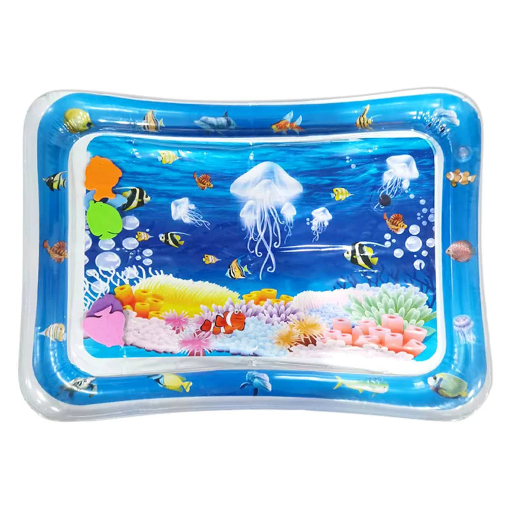 Tapis d’Éveil Aquatique Gonflable – Jeu Sensoriel Montessori Bébé