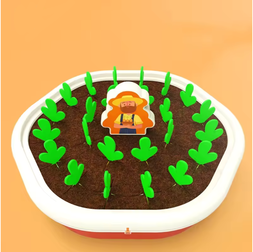 Jouet Montessori évolutif – Jeu éducatif de radis à tirer et tri des formes