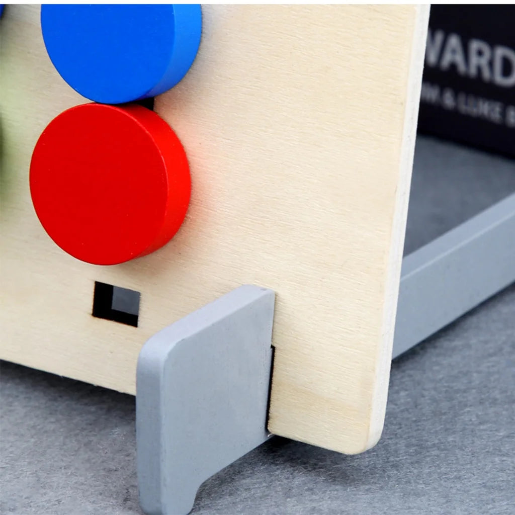 Jeu de logique en bois – Puzzle éducatif Montessori évolutif