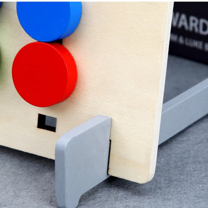 Jeu de logique en bois – Puzzle éducatif Montessori évolutif