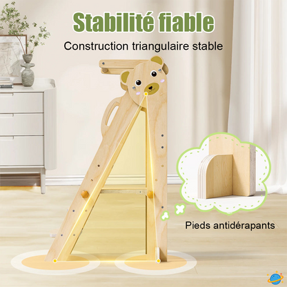 Tour Montessori Pliable – Tour d’Observation Hauteur Réglable pour Enfant