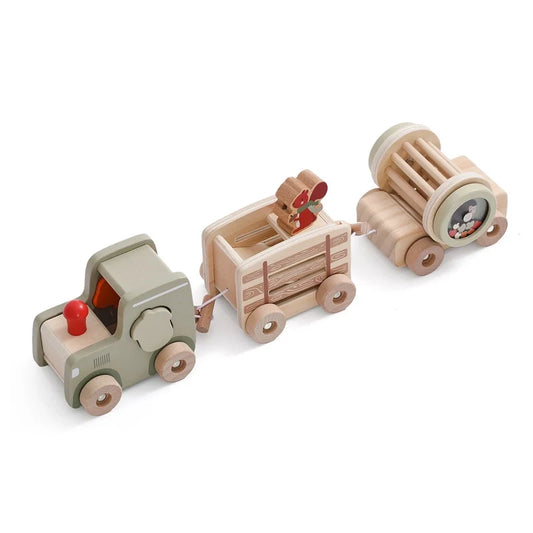 Train en Bois Montessori – Jouet éducatif et créatif pour enfants
